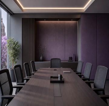 Sala de reuniones para coordinación entre áreas operativas